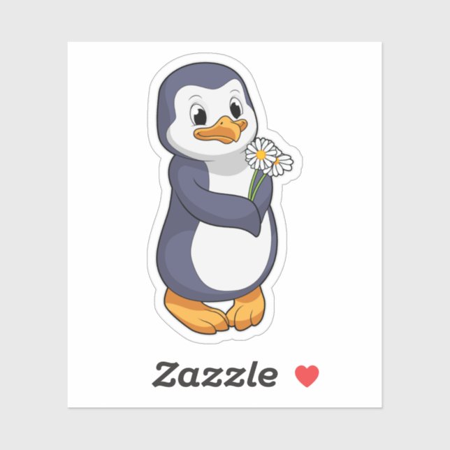 Penguin with Daisy (Sheet)