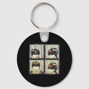 Penguin With Ear Defenders Autism Sensory Autistic Keychain