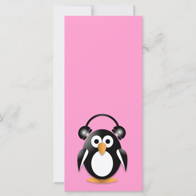 Penguin with headphones (Front)