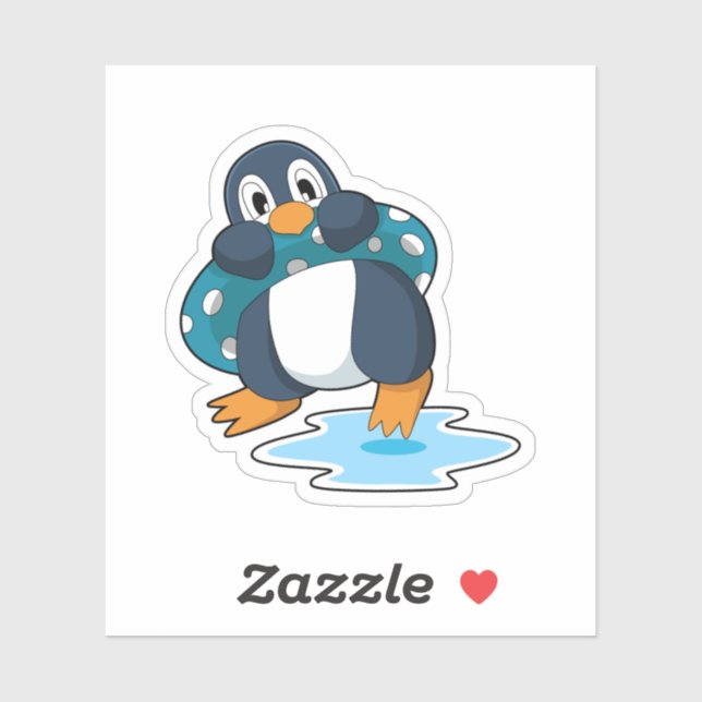 Penguin with Lifebuoy (Sheet)