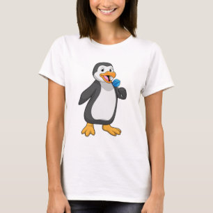 Penguin with Lollipop Sweets T-Shirt