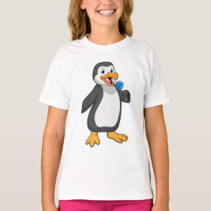 Penguin with Lollipop Sweets T-Shirt