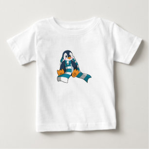Penguin with Scarf Baby T-Shirt