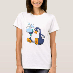 Penguin with Soap bubbles.PNG T-Shirt