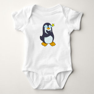 Penguin with Sunglasses Baby Bodysuit