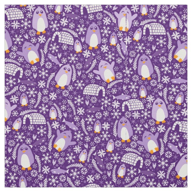 Penguin Wonderland Fabric (Swatch)