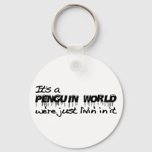 Penguin World Keychain