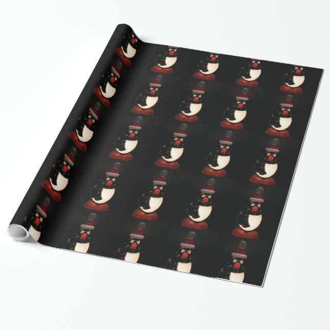 Penguin Wrapping Paper (Unrolled)