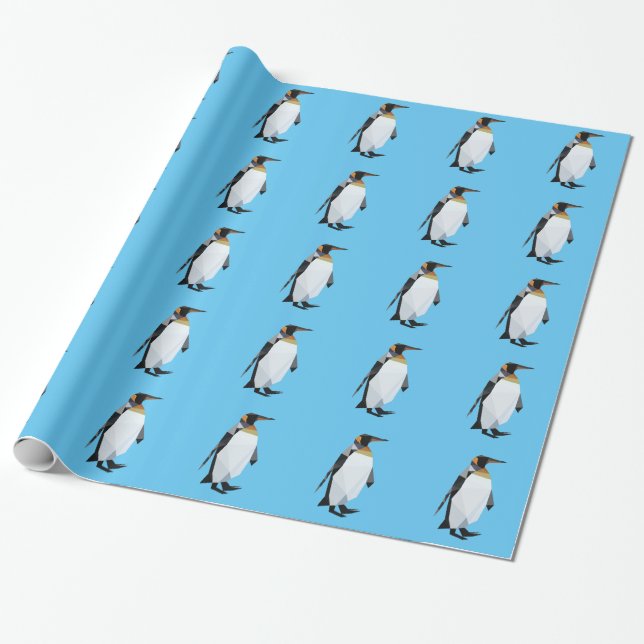 Penguin Wrapping Paper (Unrolled)
