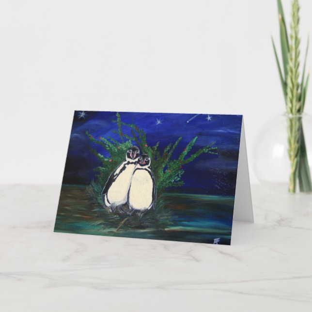 Penguine Valentine - Greeting Card (Front)