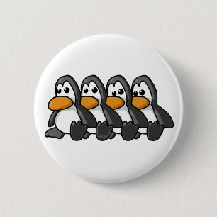 Penguins 2 Inch Round Button