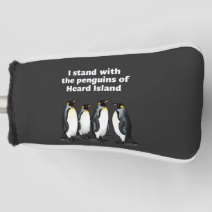 Penguins Against Tariffs Anti Trump Garden Flag Golf Head Cover