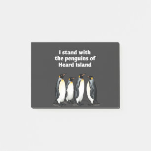 Penguins Against Tariffs Anti Trump Garden Flag Post-it Notes