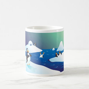 Penguins And Ice Coffee Mug