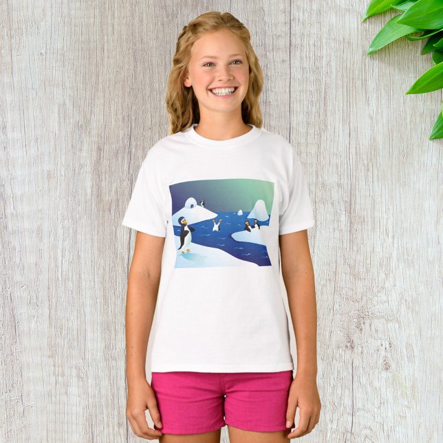 Penguins And Ice T-Shirt (Creator Uploaded)