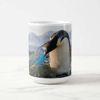 Penguins and Parakeets Coffee Mug