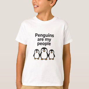 Penguins Are My People - Cute Penguin Family Desig T-Shirt
