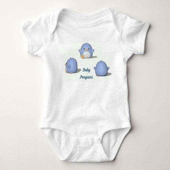 Penguins Baby Bodysuits (Front)