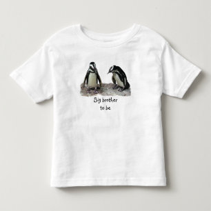 Penguins Big Brother to Be Toddler T-shirt