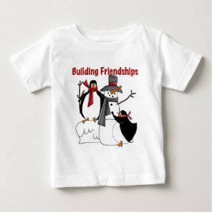 Penguins Building Friendship tshirts and Gifts