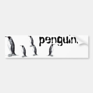 penguins.. bumper sticker