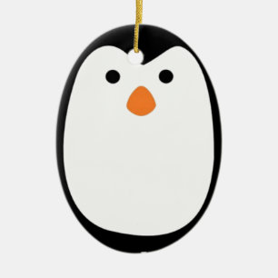 Penguins Ceramic Ornament