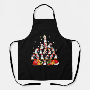 penguins Christmas Tree Apron
