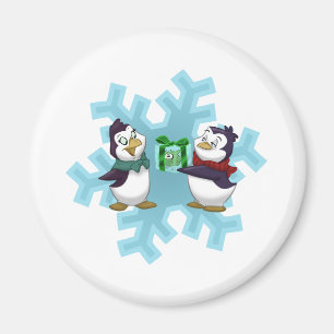 Penguins "Cool Yule" Magnet