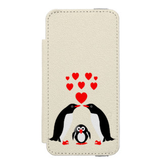 Penguins family incipio watson™ iPhone 5 wallet case