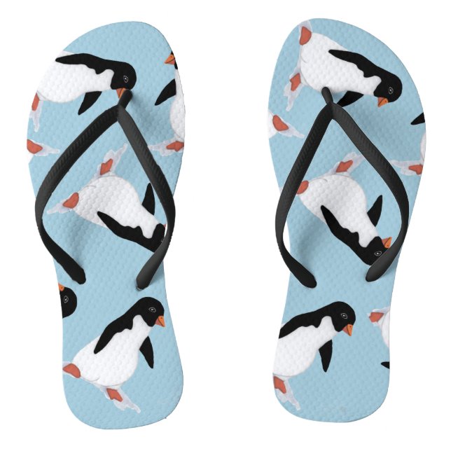 Penguins Flip Flops (Footbed)