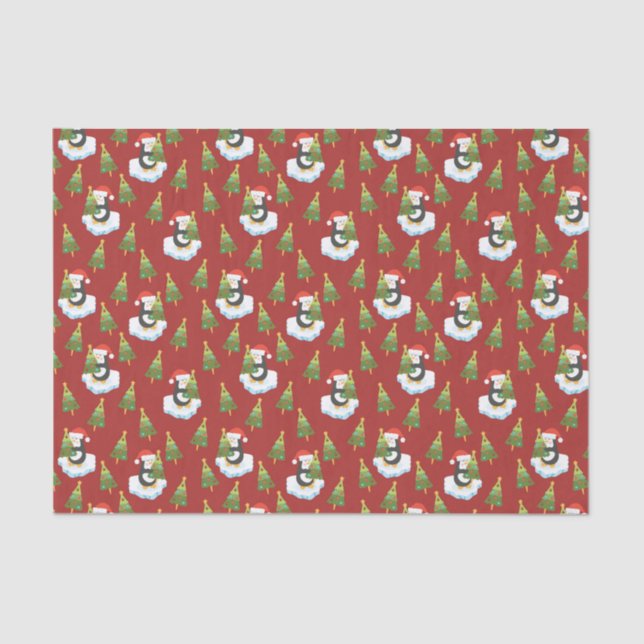 Penguins For Christmas  Tissue Paper (Front)