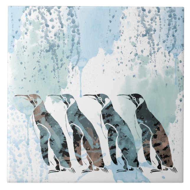 Penguins Friends Forever Tile (Front)