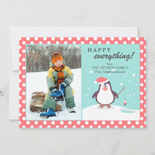 Penguin's Holiday Photo Card