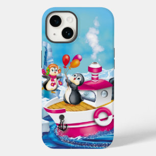 penguins in Antarctica Case-Mate iPhone 14 Case