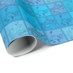 penguins in Antarctica Wrapping Paper