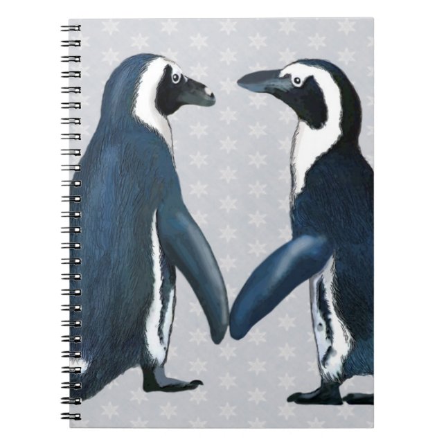 Penguins In Love Notebook (Front)