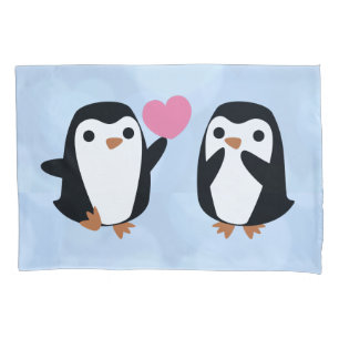 Penguins in Love Pillowcase