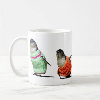 Penguins in Sweaters Coffee Mug