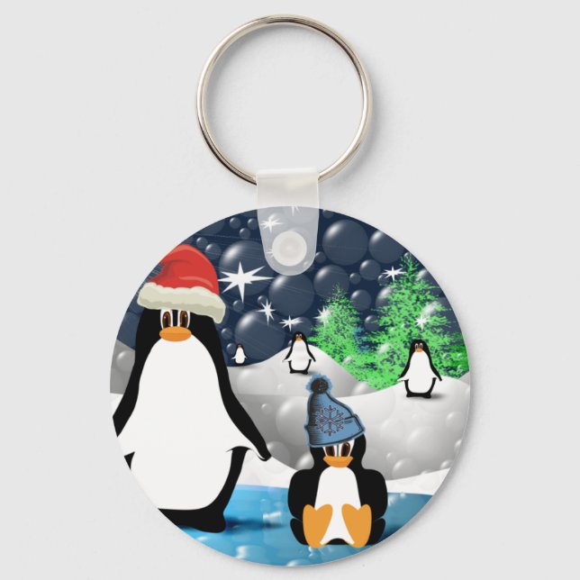 Penguins Keychain (Front)
