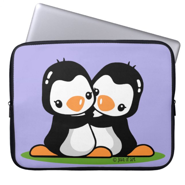 Penguins Laptop Sleeve (Front)