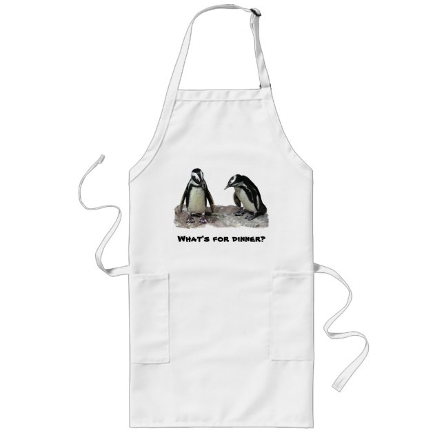 Penguins Long Apron (Front)