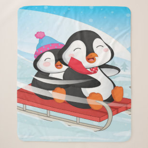 Penguins Lovers Blanket Gift For Kids