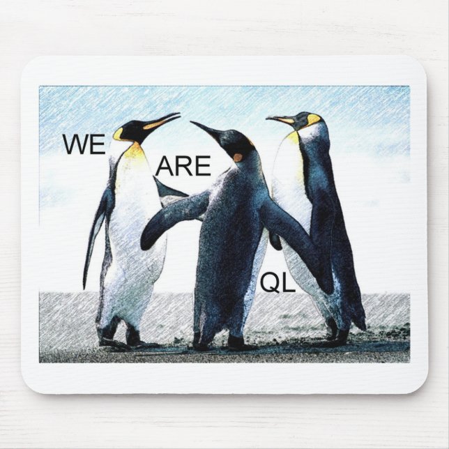 penguins mouse pad (Front)
