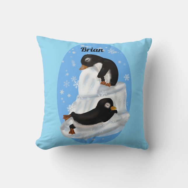Penguins napping pillow (Front)