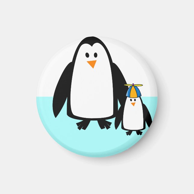 Penguins, Nature, Animal Magnet (Front)