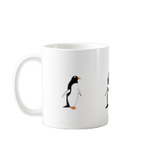 Penguins on a mug Add name