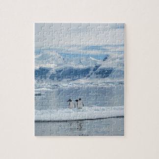 Penguins on an iceberg jigsaw puzzle