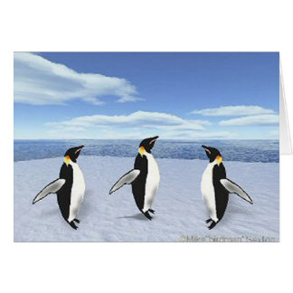 Penguins on Ice Cards