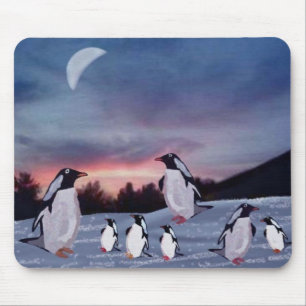 Penguins on Ice Mousepad