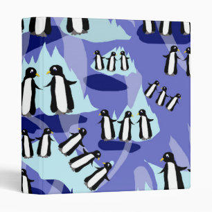 Penguins Pattern Binder